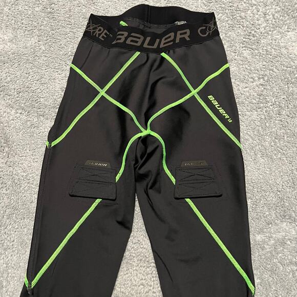 Bauer Core Pants Mens Small 1.0 Pro Senior Hockey Compression Pants Jock Strap - Picture 2 of 10